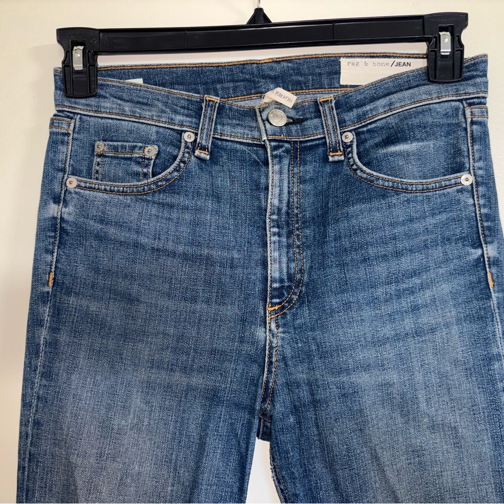 Rag And Bone High Rise Skinny Jeans Size 28 - Picture 2 of 4